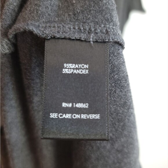 Torrid Jersey Fluted Dress Charcoal Gray NWT - Picture 10 of 10